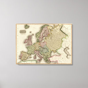 Europa 24 leinwanddruck