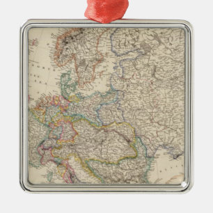 Europa 27 silbernes ornament