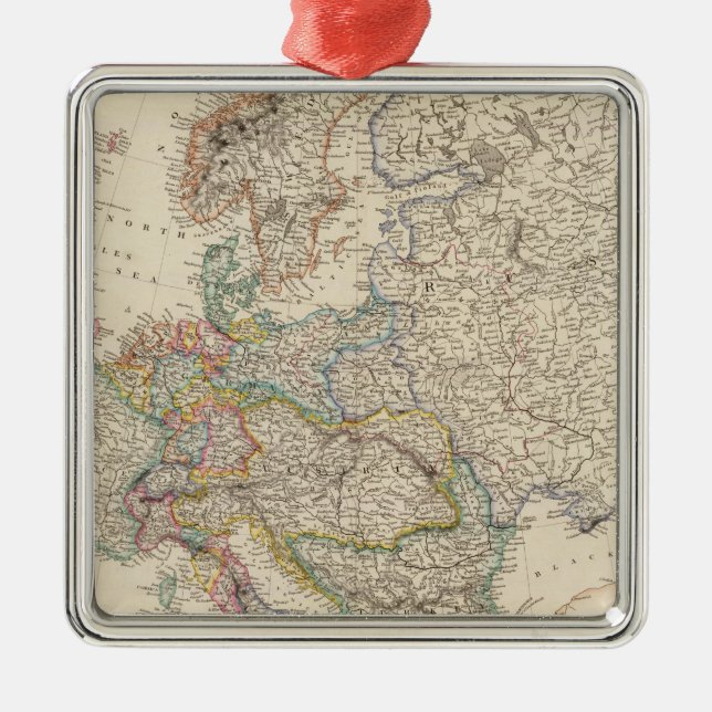 Europa 27 silbernes ornament (Vorne)