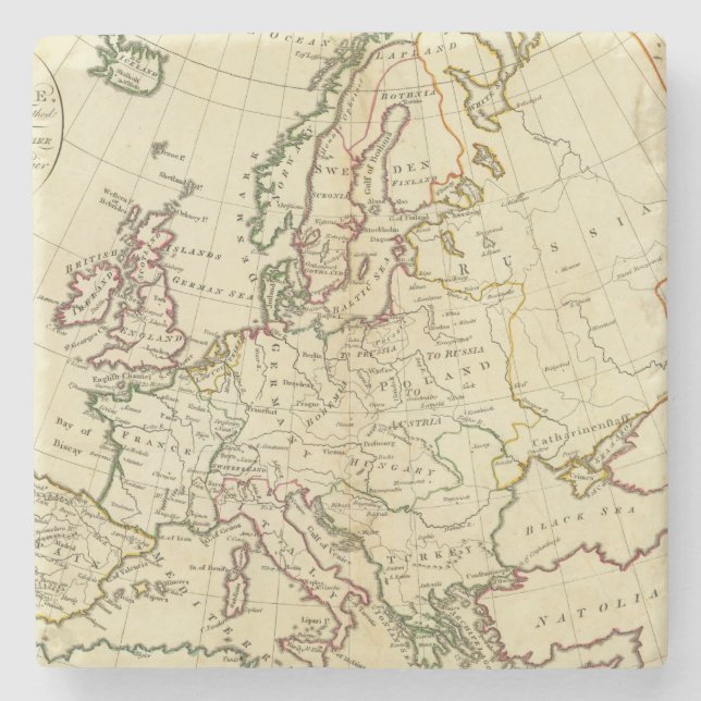 Europa 33 steinuntersetzer (Vorderseite)