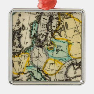 Europa 51 silbernes ornament