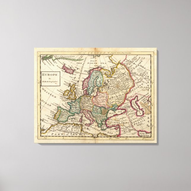 Europa 6 leinwanddruck (Vorderseite)