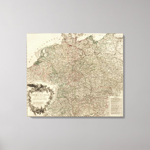 Europa 9 leinwanddruck