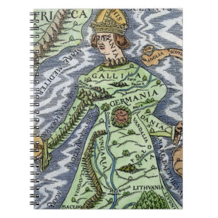 EUROPA ALS KÖNIGIN, 1588 NOTIZBLOCK