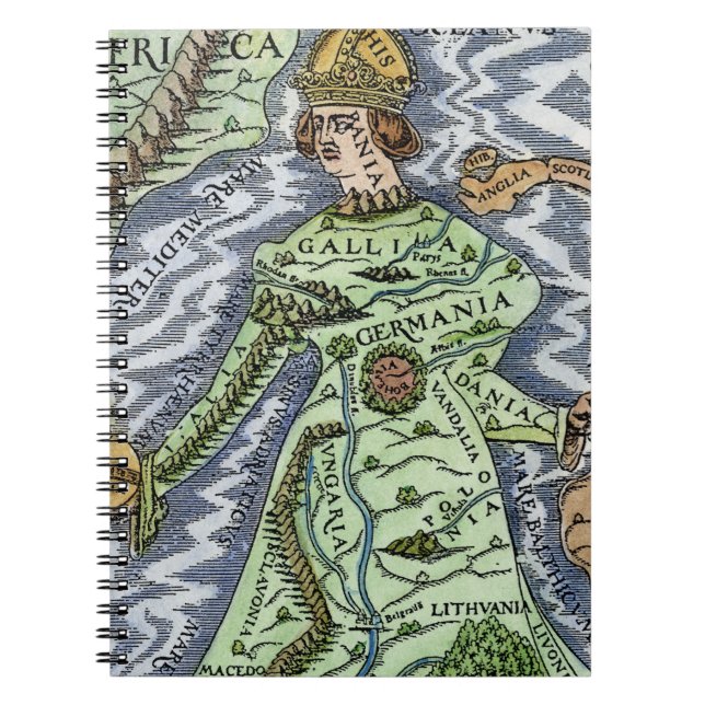 EUROPA ALS KÖNIGIN, 1588 NOTIZBLOCK (Vorderseite)