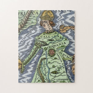 EUROPA ALS KÖNIGIN, 1588 PUZZLE