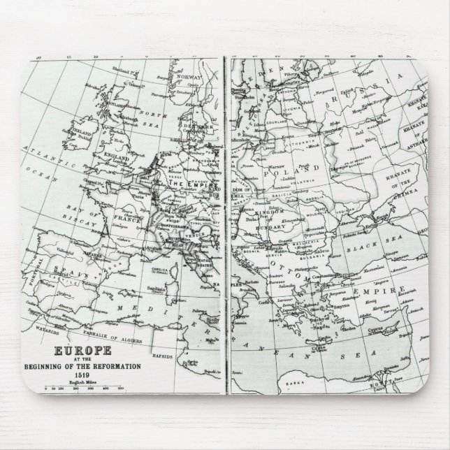 Europa, am Anfang der Verbesserung Mousepad (Vorne)