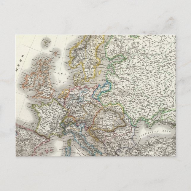 Europa Atlas Karte (Vorderseite)
