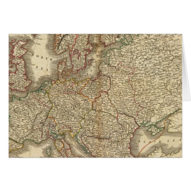 Europa-Atlas-Karte (Vorderseite (Horizontal))