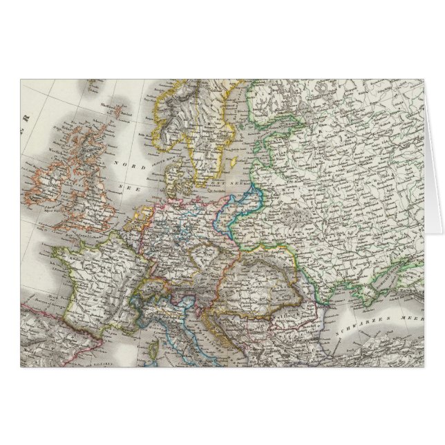 Europa Atlas Karte (Vorderseite (Horizontal))