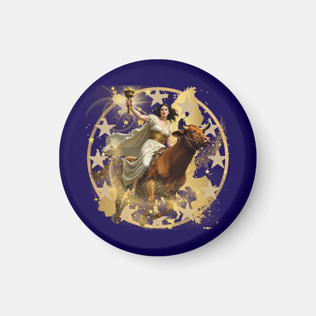 Europa Aurora Magnet (Vorne)