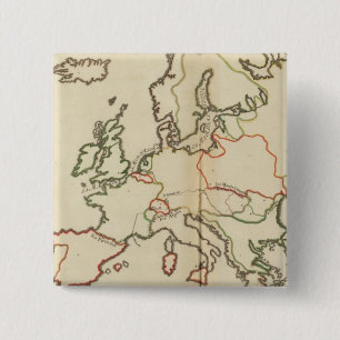 Europa, Berge und Flüsse Button