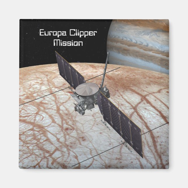 Europa Clipper Mission Spacecraft Magnet (Vorne)