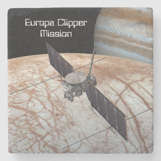Europa Clipper Mission Spacecraft Steinuntersetzer (Vorderseite)
