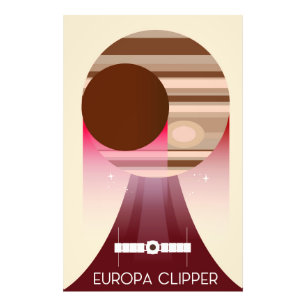 Europa Clipper Space Art Fotodruck