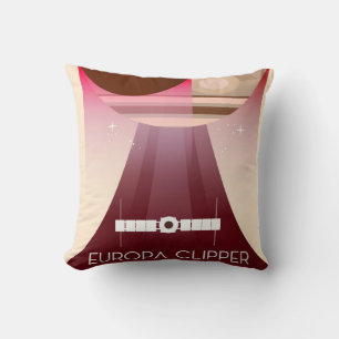 Europa Clipper Weltraumkunst Kissen