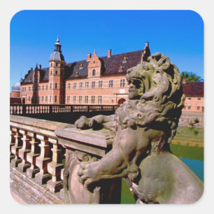 Europa, Dänemark, Kopenhagen (alias Kobenhaven), Quadratischer Aufkleber