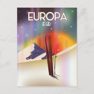 Europa - Der Jupiter Weltraumkunst. Postkarte