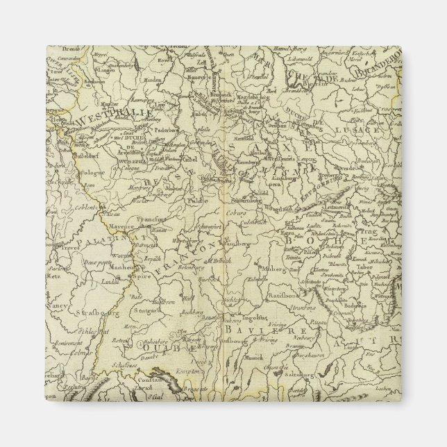 Europa, Deutschland, Österreich Magnet (Vorne)