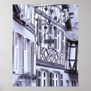 Europa, Deutschland, Rheinland, Pfalz, Boppard. H Poster