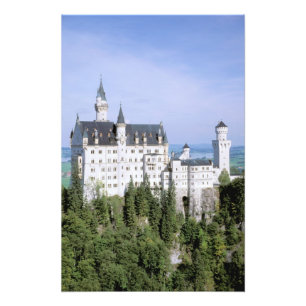 Europa, Deutschland, Schloss Neuschwanstein Fotodruck