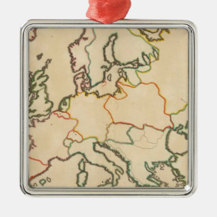 Europa durch Religion 3 Ornament Aus Metall