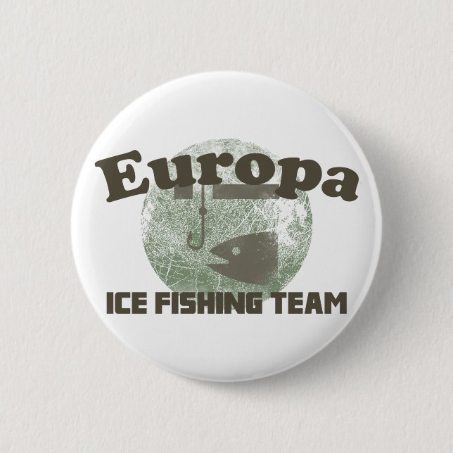 Europa-Eis-Fischen-Team Button (Vorderseite)