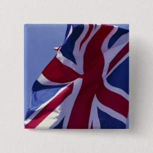 Europa, England, Britische Flagge Button