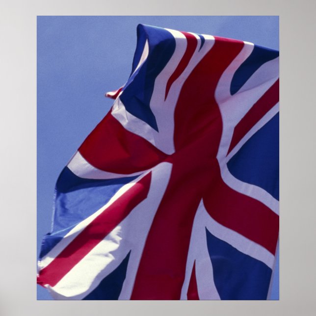 Europa, England, Britische Flagge Poster (Vorne)
