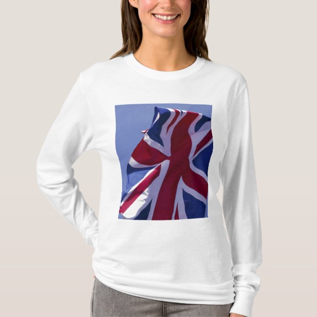 Europa, England, Britische Flagge T-Shirt (Vorderseite)
