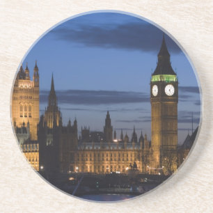 Europa, ENGLAND, London: Houses of Parliament / Sandstein Untersetzer
