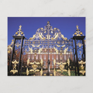 Europa, England, London. Vergoldetes Tor außerhalb Postkarte