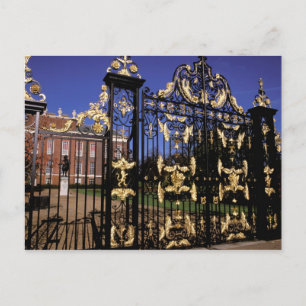 Europa, England, London. Vergoldetes Tor außerhalb Postkarte