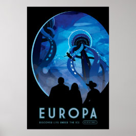 EUROPA Entdecken Sie das Leben unter der Eisdecke  Poster