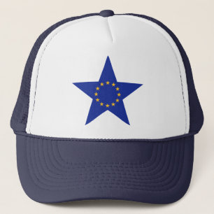 Europa EU spielen Flagge die Hauptrolle Truckerkappe