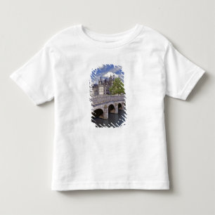 Europa, Frankreich, Chambord. Eine Steinbrücke füh Kleinkind T-shirt
