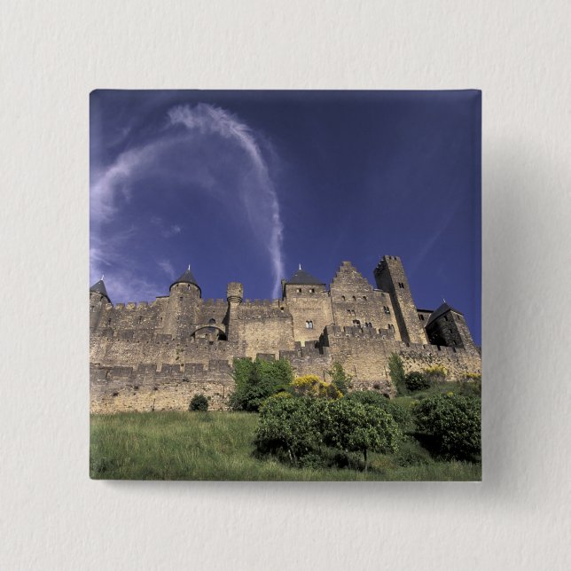 Europa, Frankreich, Languedoc Aude Carcassonne, Button (Vorderseite)