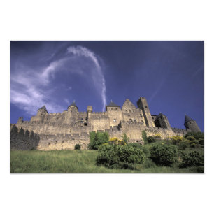 Europa, Frankreich, Languedoc Aude Carcassonne, Fotodruck