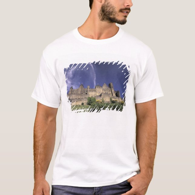 Europa, Frankreich, Languedoc Aude Carcassonne, T-Shirt (Vorderseite)