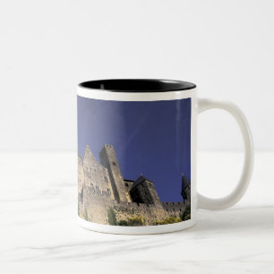 Europa, Frankreich, Languedoc Aude Carcassonne, Zweifarbige Tasse