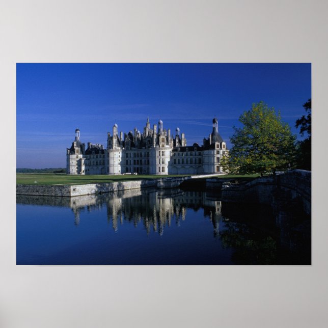 Europa, Frankreich, Loire Valley. Chateau Chambord Poster (Vorne)