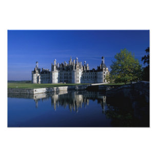 Europa, Frankreich, Loire Valley. Schloss Chambord Fotodruck