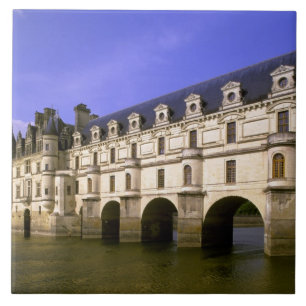 Europa, Frankreich, Loiretal. Schloss Fliese