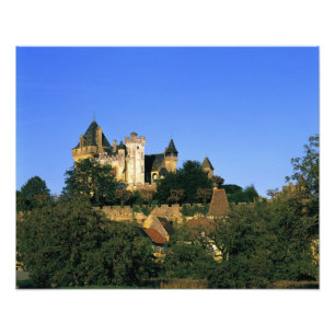 Europa, Frankreich, Montforte. Die mittelalterlich Fotodruck