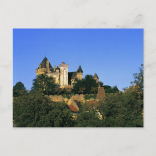 Europa, Frankreich, Montforte. Die mittelalterlich Postkarte