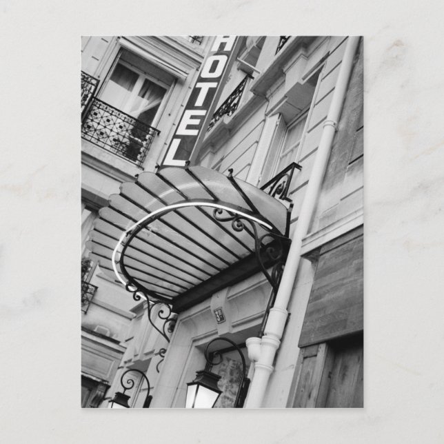 Europa, Frankreich, Paris Angaben zum Verlassen Ba Postkarte (Vorderseite)