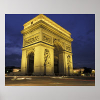 Europa, Frankreich, Paris Arc de Triomphe