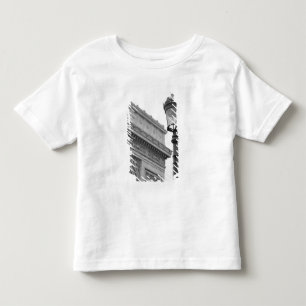 Europa, Frankreich, Paris. Arc de Triomphe und Kleinkind T-shirt