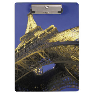 Europa, Frankreich, Paris, Eiffelturm, Abend 2 Klemmbrett