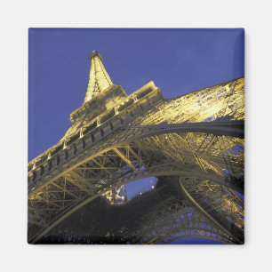 Europa, Frankreich, Paris, Eiffelturm, Abend 2 Magnet